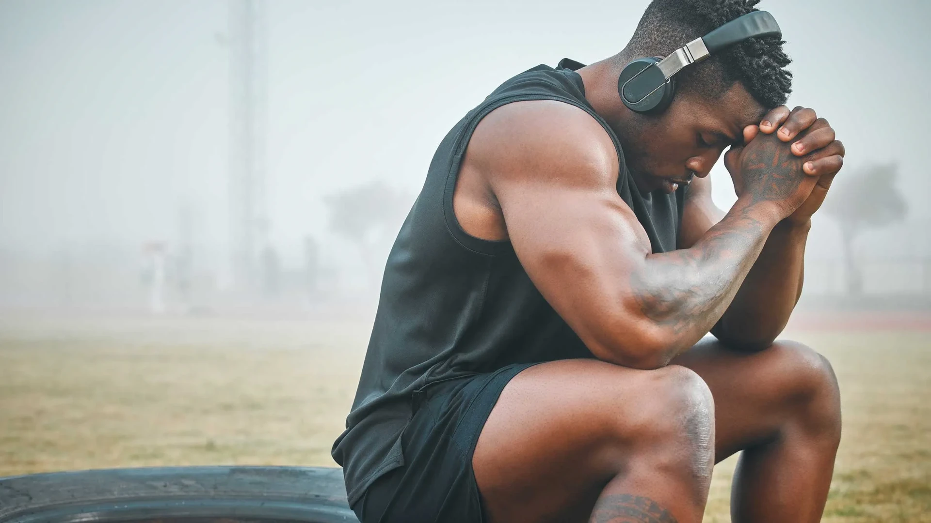 Athlete in a moment of mental focus, performance psychology at Mindframe